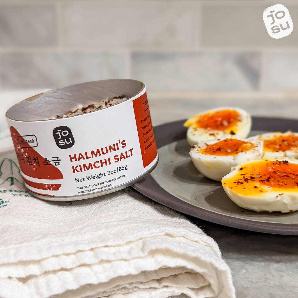 Recipe: Perfect Boiled Eggs with Kimchi Salt