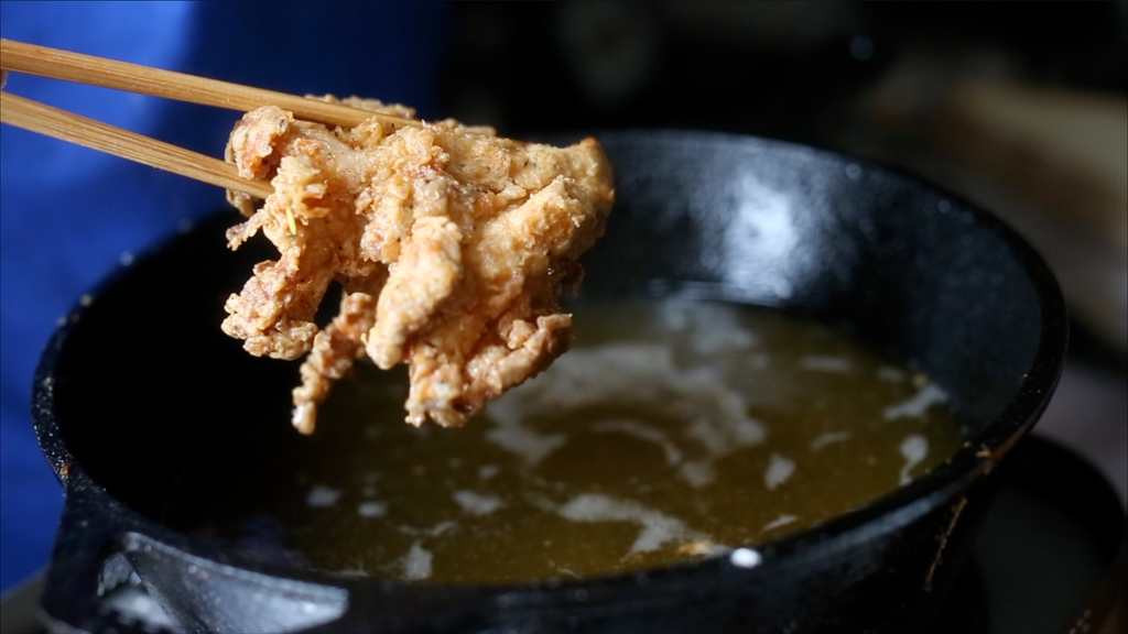 Josu x The Korean Vegan Ramen-Flavored Fried "Chicken" with Spicy Ramen Salt