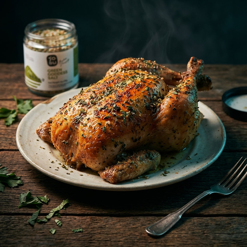 Josu X Becca: Green Goddess Chicken