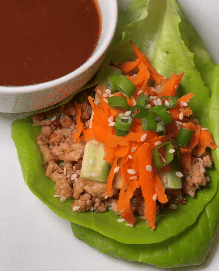 Asian Lettuce Wraps 🥬 with All-Purpose Umami Blend
